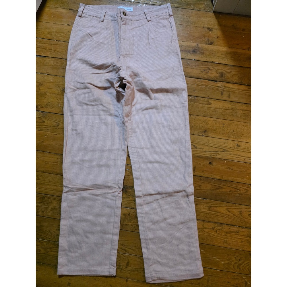 Brandon Thorne Vintage Corduroy Jeans Pink Straight Leg Pants Mens 32 Blush‎